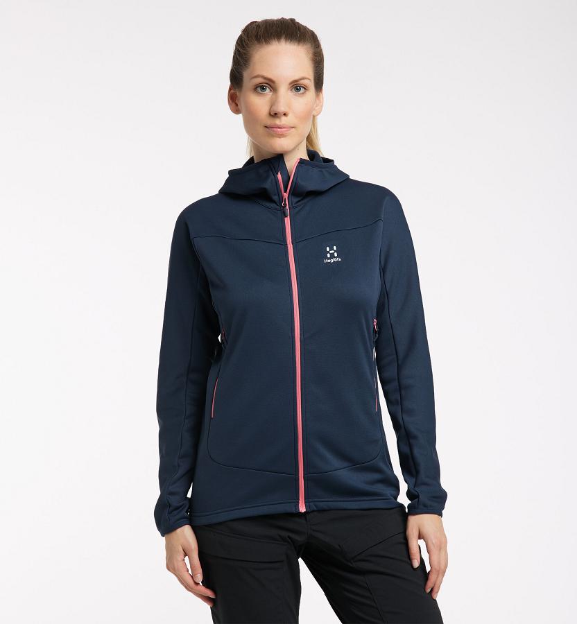 Haglöfs Womens Frost Mid Layer Blue New Zealand 15286FGSO